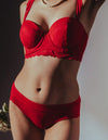 Wildflower Lace set - Red