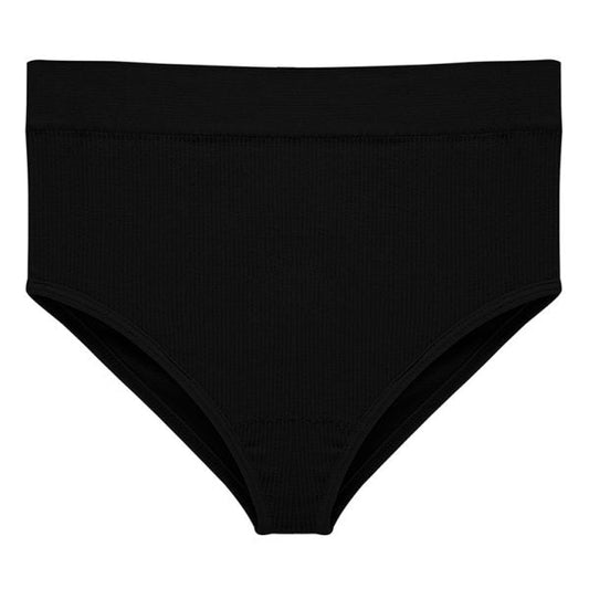 Rib Cotton Briefs - Black