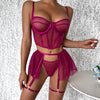 Forbidden Skirt Set - Plum