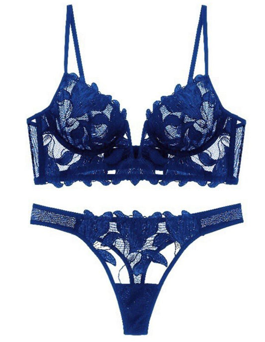 Lotus Lace set -Blue