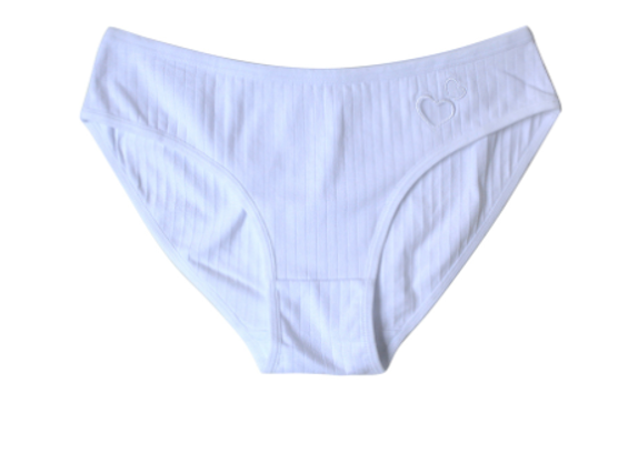 Cheeky cotton brief - White