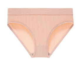 Rib Cotton Briefs - Pink