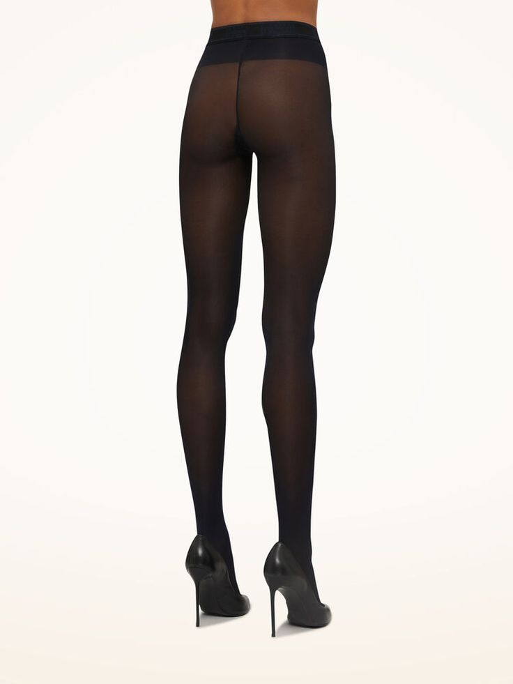Ultra Thin High Waist Black Stocking (Pantyhose)