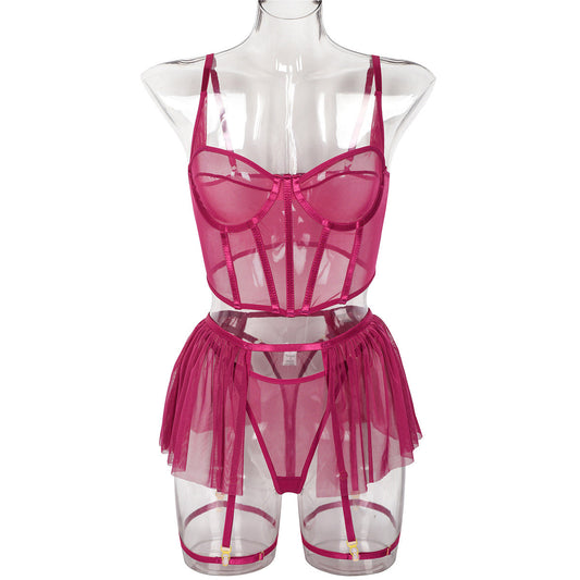 Forbidden Skirt Set - Plum