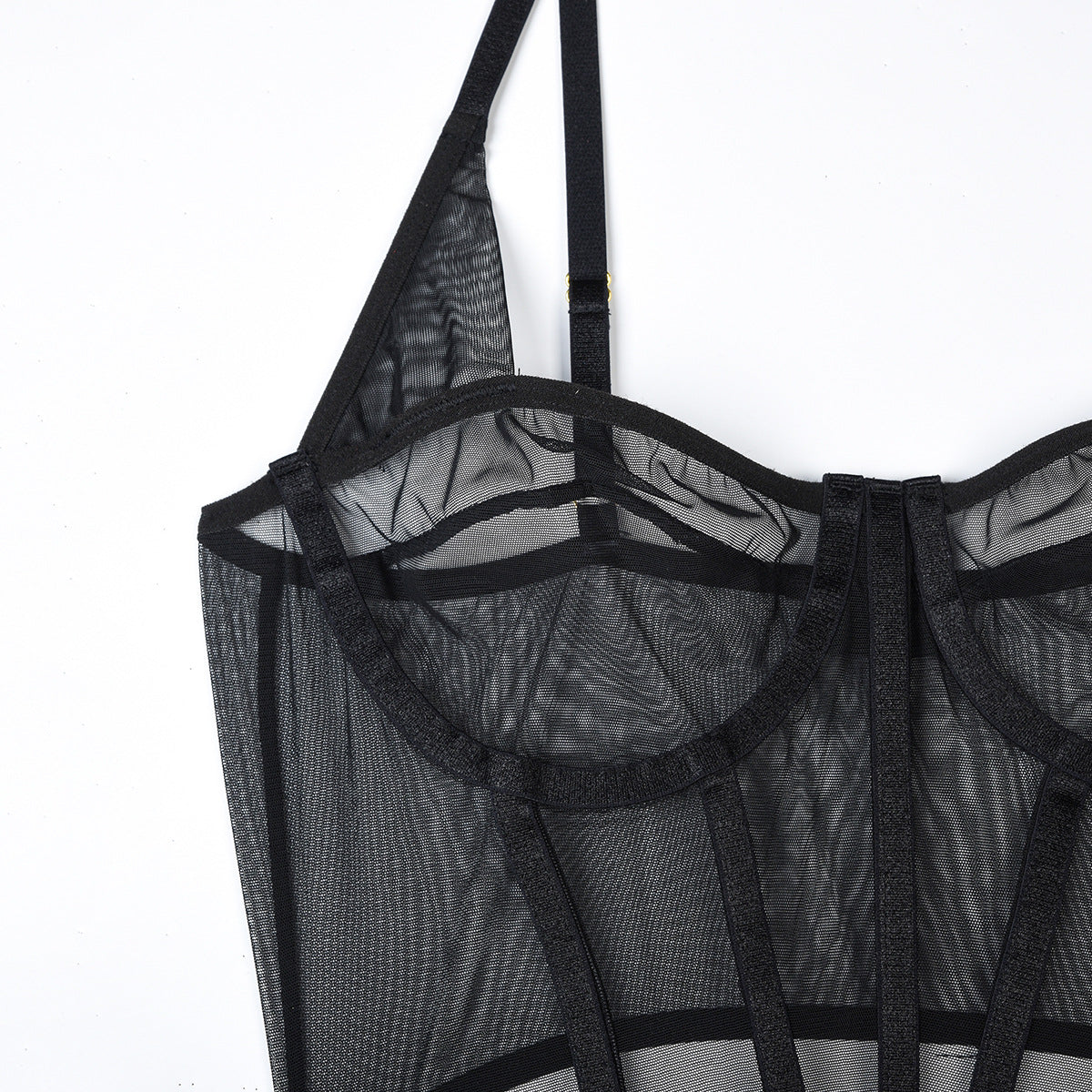 Forbidden Sexy Black Lace Skirt Set - Shop Hollywood Lingerie Online in Pakistan