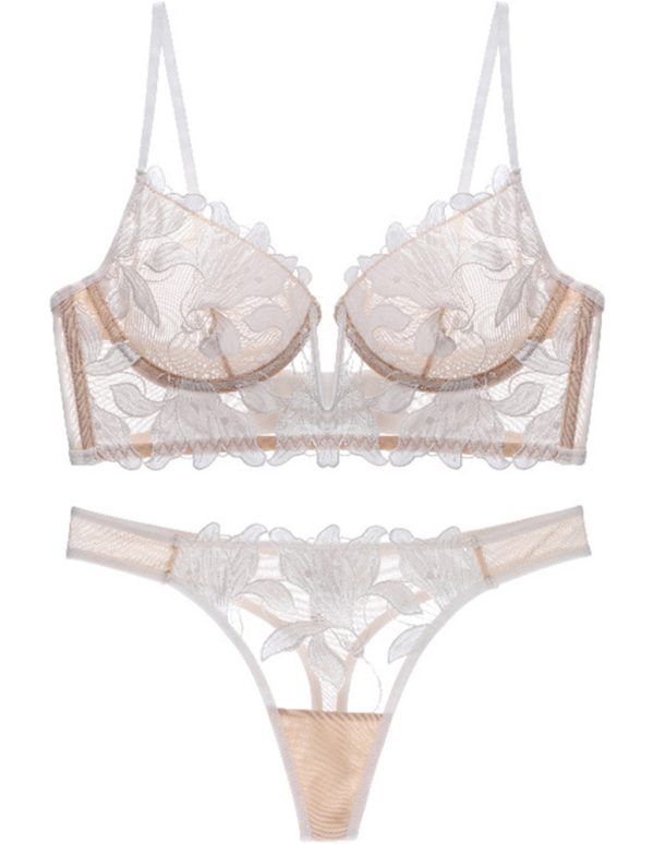 Lotus Lace set - White