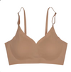 Seamless Scoop Bra - Brown skin